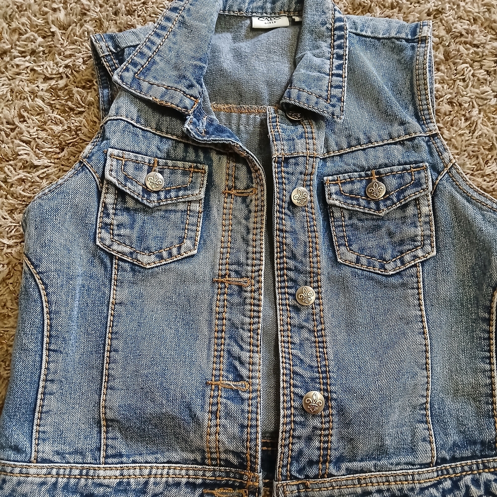 Kids Denim Vest